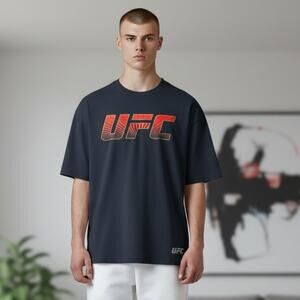 UFC Men’s 2X Black Cotton T-shirt